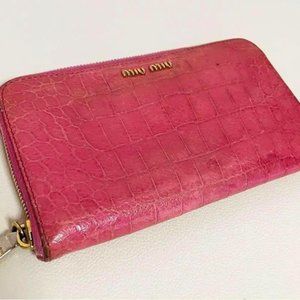 Miu Miu zip around wallet